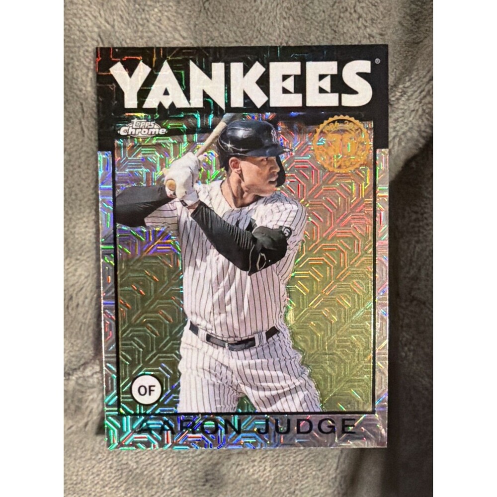 2021 Topps Update Series - Silver Pack 1986 Topps Chrome Baseball Aaron Judge...